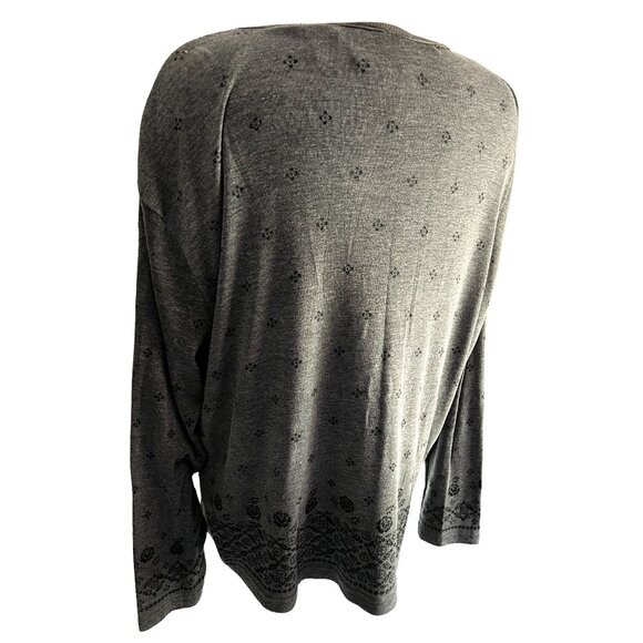 Vintage Carolina Colours Plus Grey Button Front Cardigan Sz 22/24 Womens Plus Gr - Picture 2 of 13